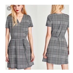 Plaid Zara Wrap Dress